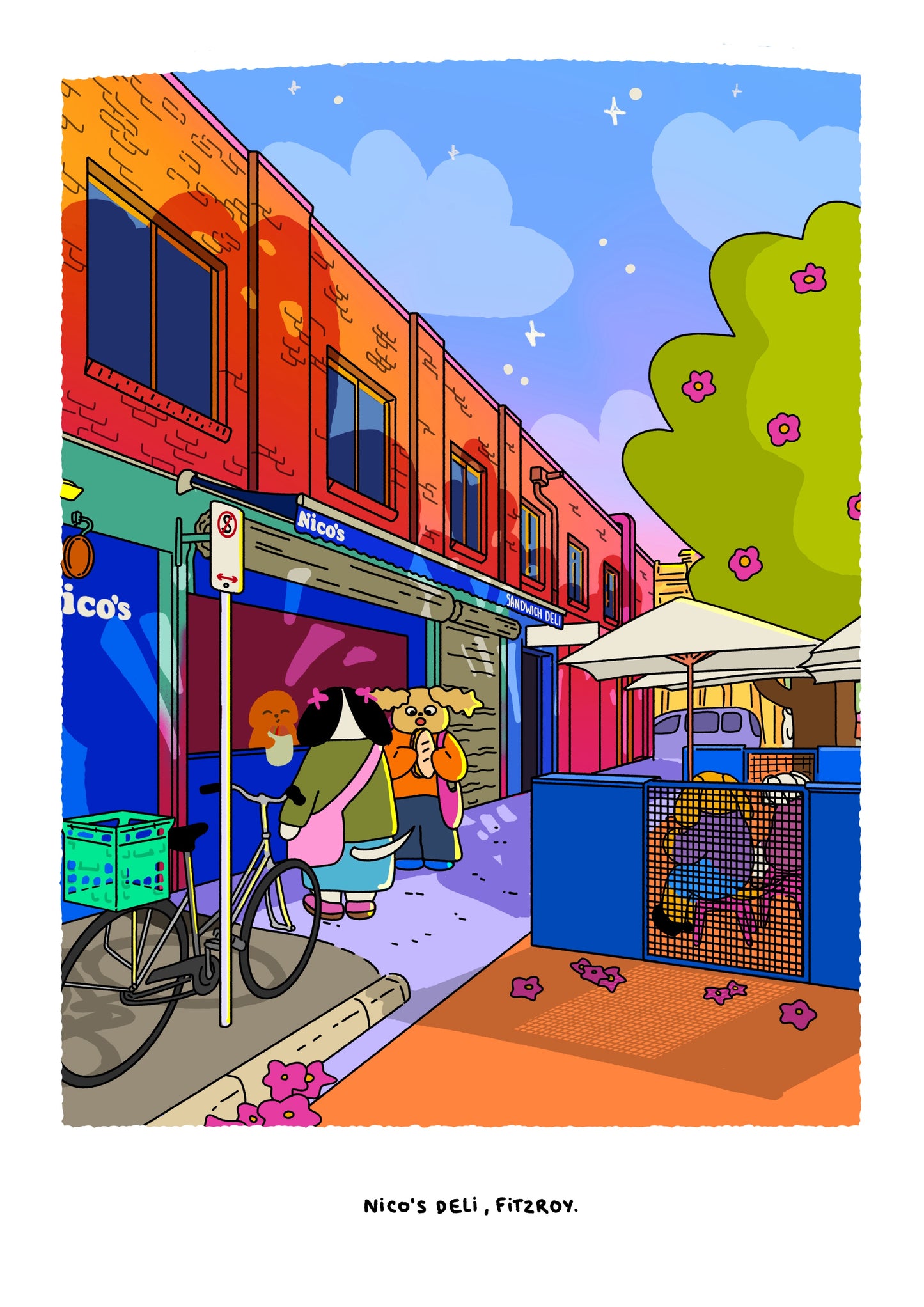 NICO'S SANDWICH DELI PRINT