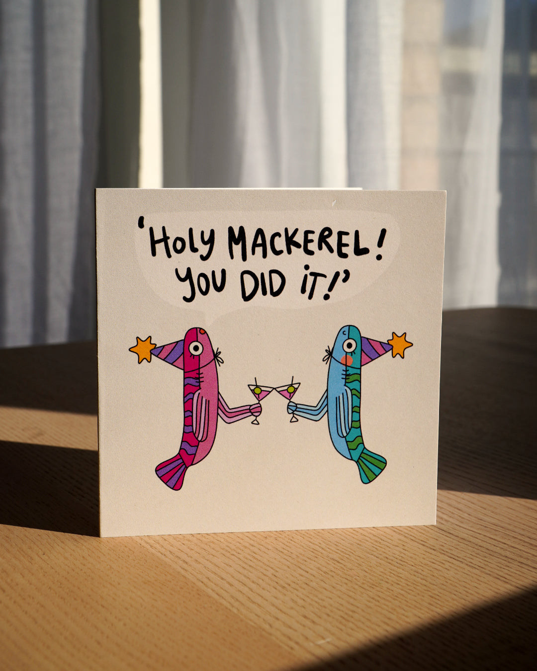 'HOLY MACKEREL YOU DID IT!' CARD