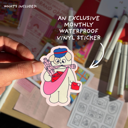 THE MEEKO & FRIENDS CLUB | A MONTHLY COLOURING CLUB
