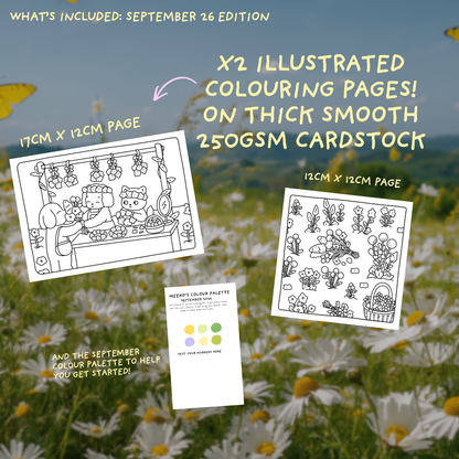 THE MEEKO & FRIENDS CLUB | A MONTHLY COLOURING CLUB