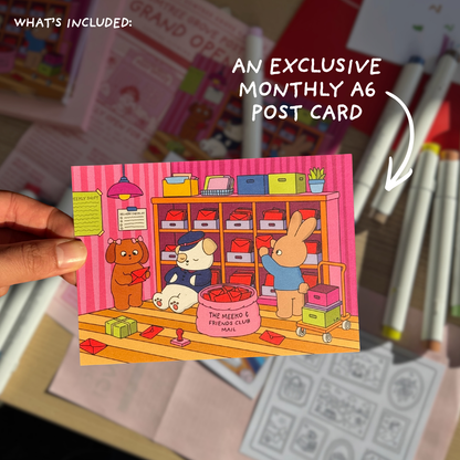 THE MEEKO & FRIENDS CLUB | A MONTHLY COLOURING CLUB