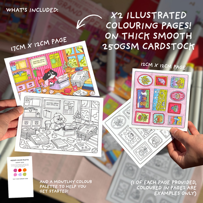 THE MEEKO & FRIENDS CLUB | A MONTHLY COLOURING CLUB