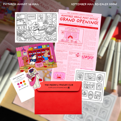 THE MEEKO & FRIENDS CLUB | A MONTHLY COLOURING CLUB