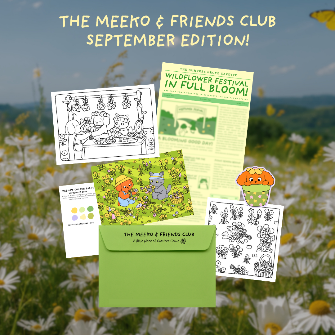 THE MEEKO & FRIENDS CLUB | A MONTHLY COLOURING CLUB
