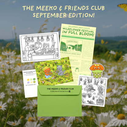THE MEEKO & FRIENDS CLUB | A MONTHLY COLOURING CLUB