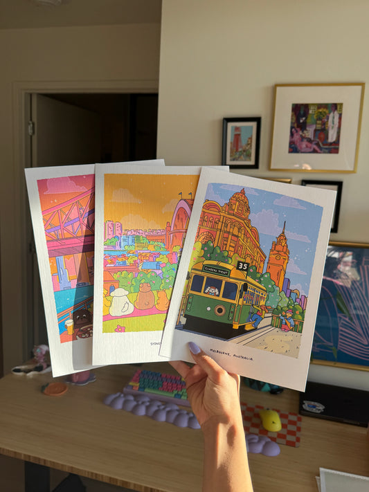 THE 'CITY' PRINTS SET OF 3