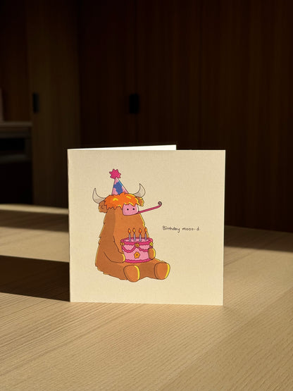 'BIRTHDAY MOOD' CARD