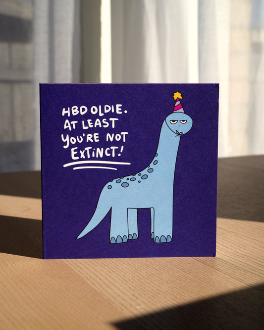 'HBD OLDIE' CARD