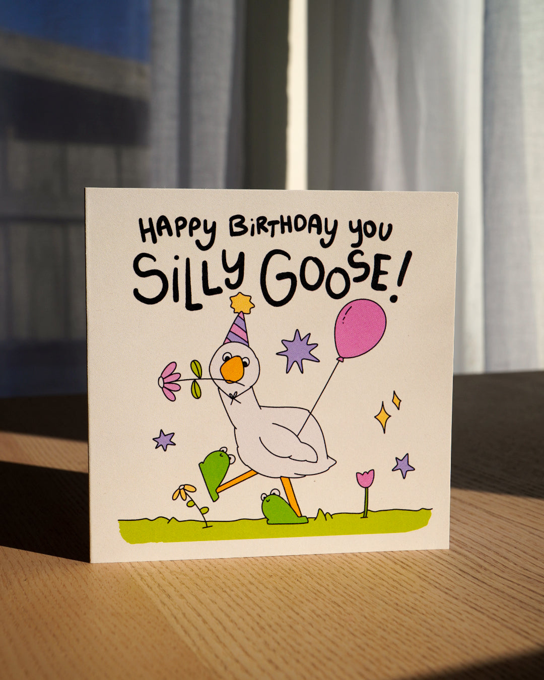 'HAPPY BIRTHDAY YOU SILLY GOOSE' CARD