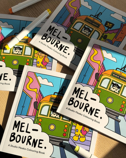 MELBOURNE COLOURING BOOK