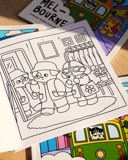 MELBOURNE COLOURING BOOK